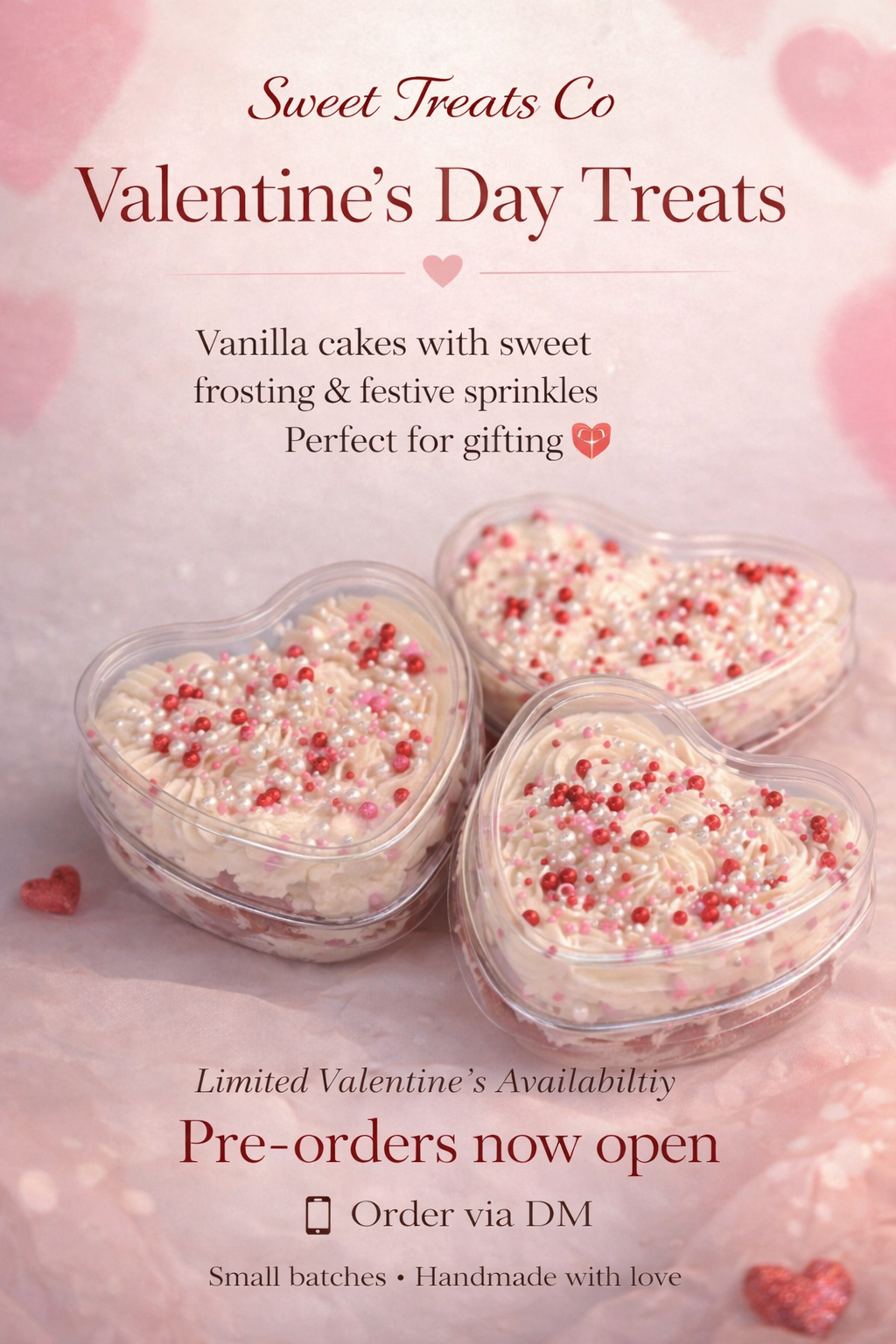 Strawberry Mini Cakes