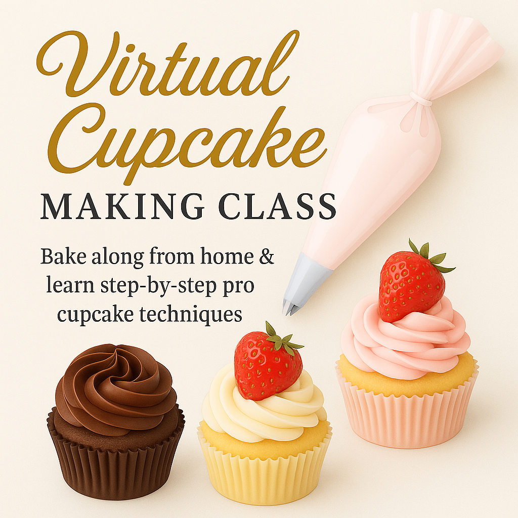 Virtual Cupcake Making Class