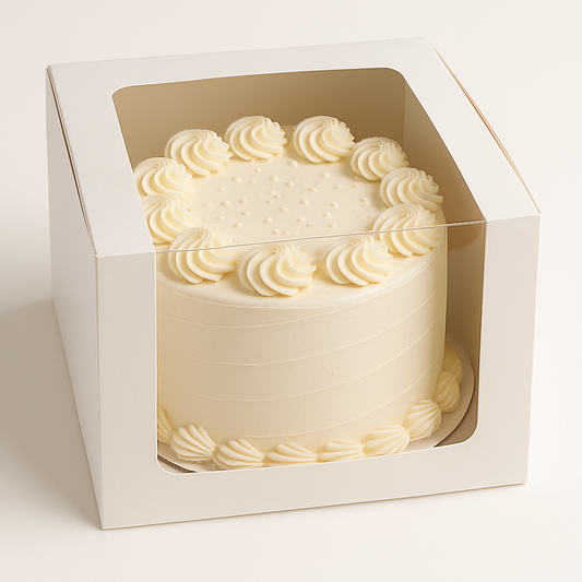 🍰 Classic Bento – Vanilla Cake