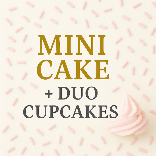 Mini Cake + Duo Cupcakes